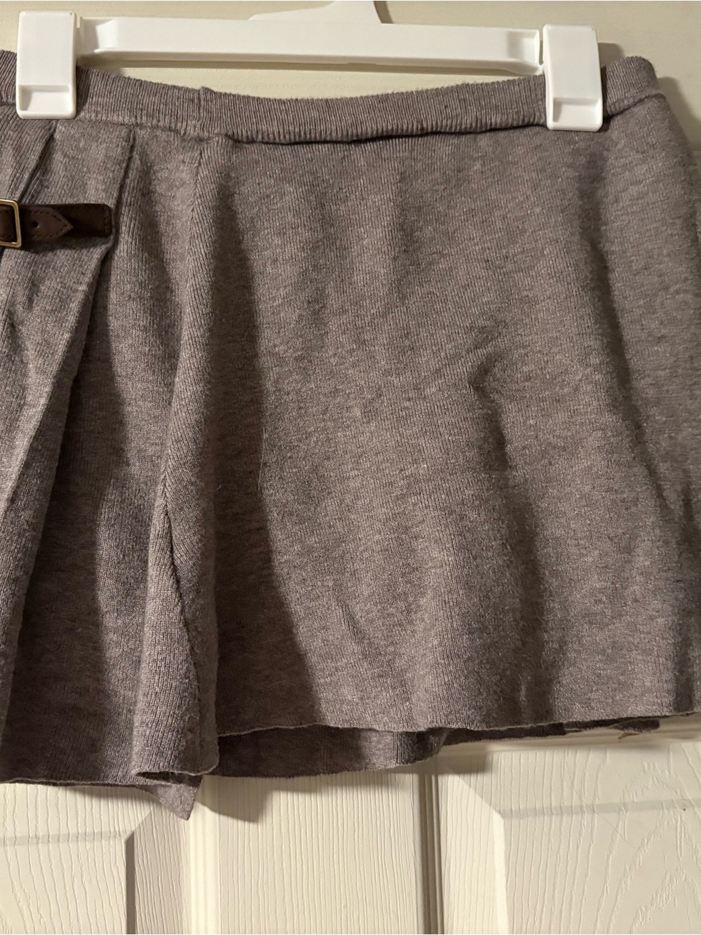 Windsor Heather Gray Knit Circle Skirt